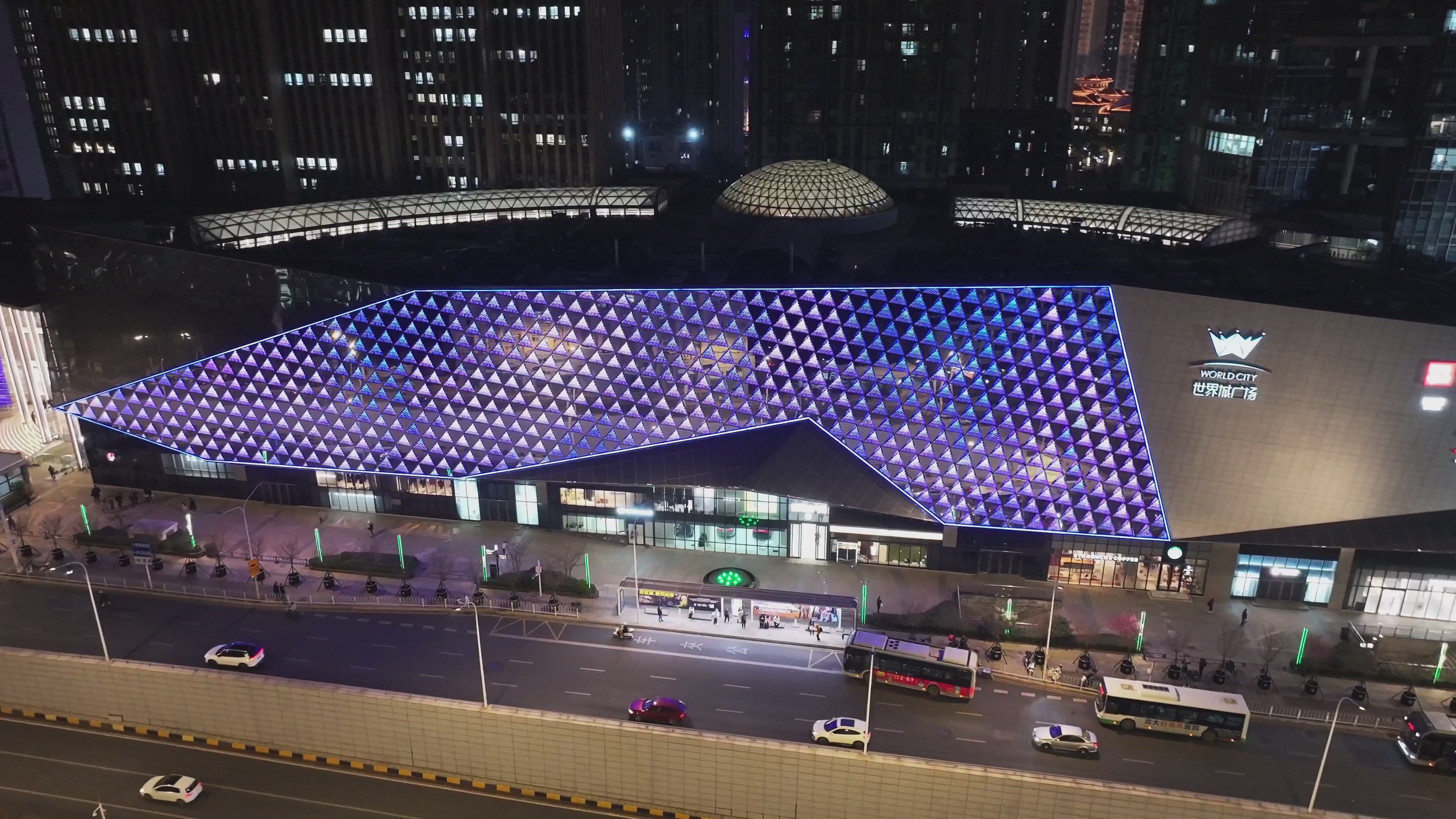 白天是墻，夜晚是燈！3D打印與柔性線條燈點(diǎn)亮武漢光谷新地標(biāo)